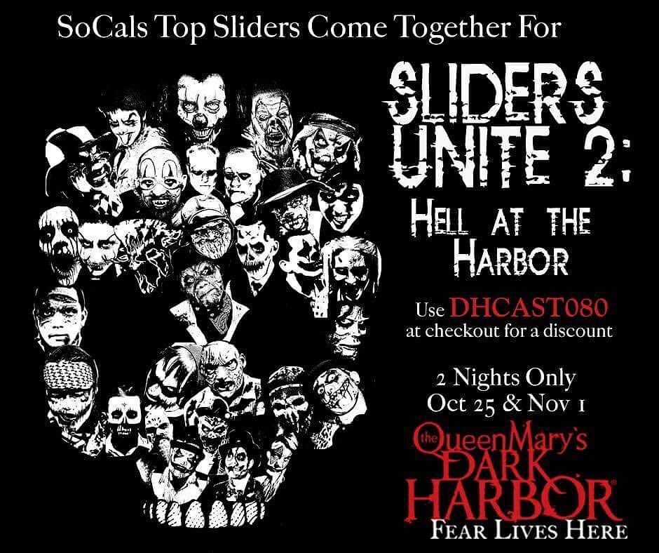 QMSliders's tweet photo. Dont miss this show!
#qmsliders #qmdhsliders #queenmary #darkharbor #queenmarydarkharbor #longbeach. #thequeenmary #socal #lbevents #lbc #… https://t.co/Kacl9Y1SJG
