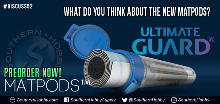 SouthernHobby's tweet photo. RT &amp; Reply for a chance to win $52 Account Credit!

What do you think about the new Matpods by @UltimateGuard ?
#discuss52 #matpods https://t.co/s8AL1br4T4