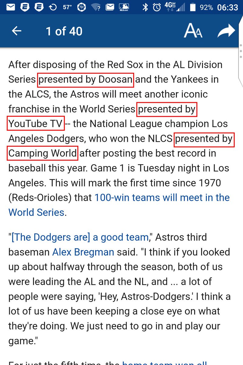 Ken_Circeo's tweet photo. The last article I ever read on @MLB.com, because it's just an ad, isn't it? And there are too many other good choices for real journalism. https://t.co/zpXCZTbUmM
