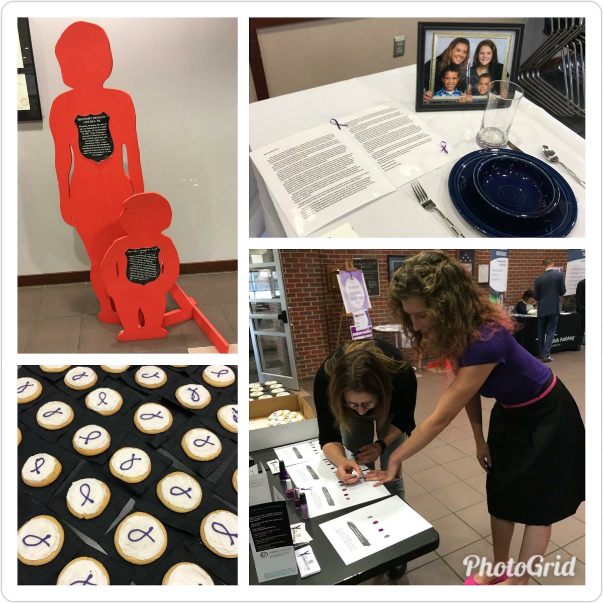 IllichPaul's tweet photo. Proud of our #SCCNeb Milford campus for educating students on the serious topic of domestic violence. https://t.co/PmGg0q0FPs