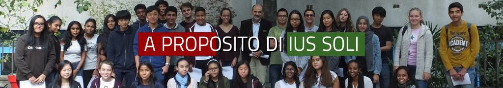 LiceoVolta: Mentre si discute #IusSoli, l'idea è stata pubblicare foto in cui compaiono i nostri ragazzi che di questa Legge beneficerebbero