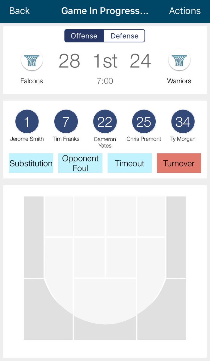 ClubhouseCasual's tweet photo. Our user-friendly layout allows you to stat your game with one hand when using your phone #Analytics https://t.co/e2NsFuCaV7 #basketball2017 https://t.co/uILkKdStrF