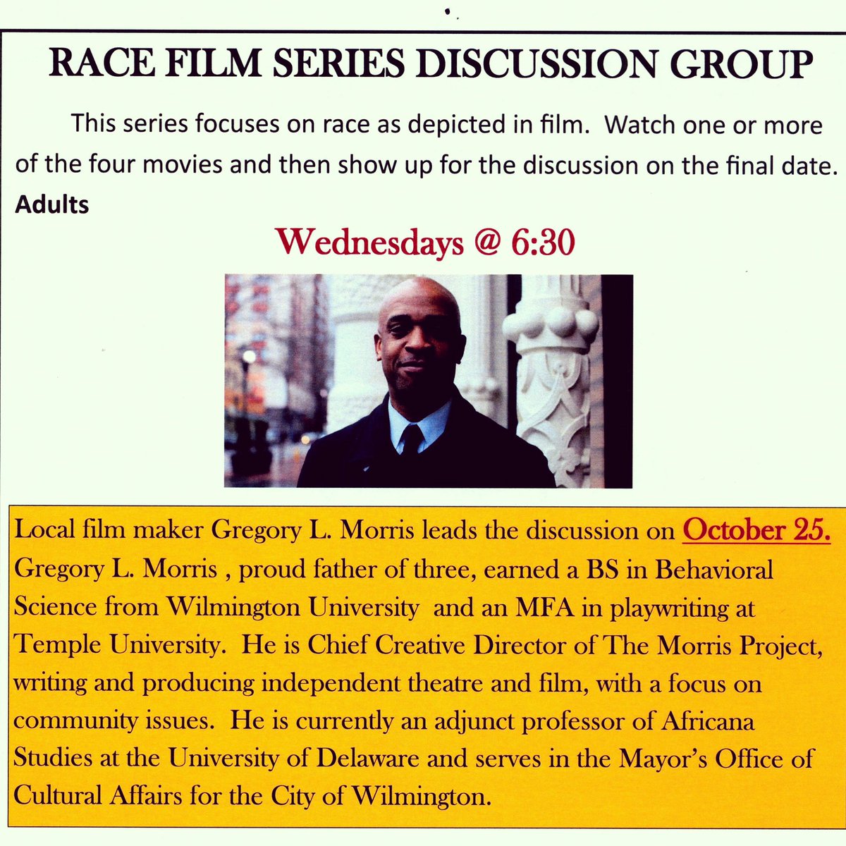 glloydmorris's tweet photo. #UD #professorlife #thearts #blackfilm https://t.co/tYyawKoNbJ