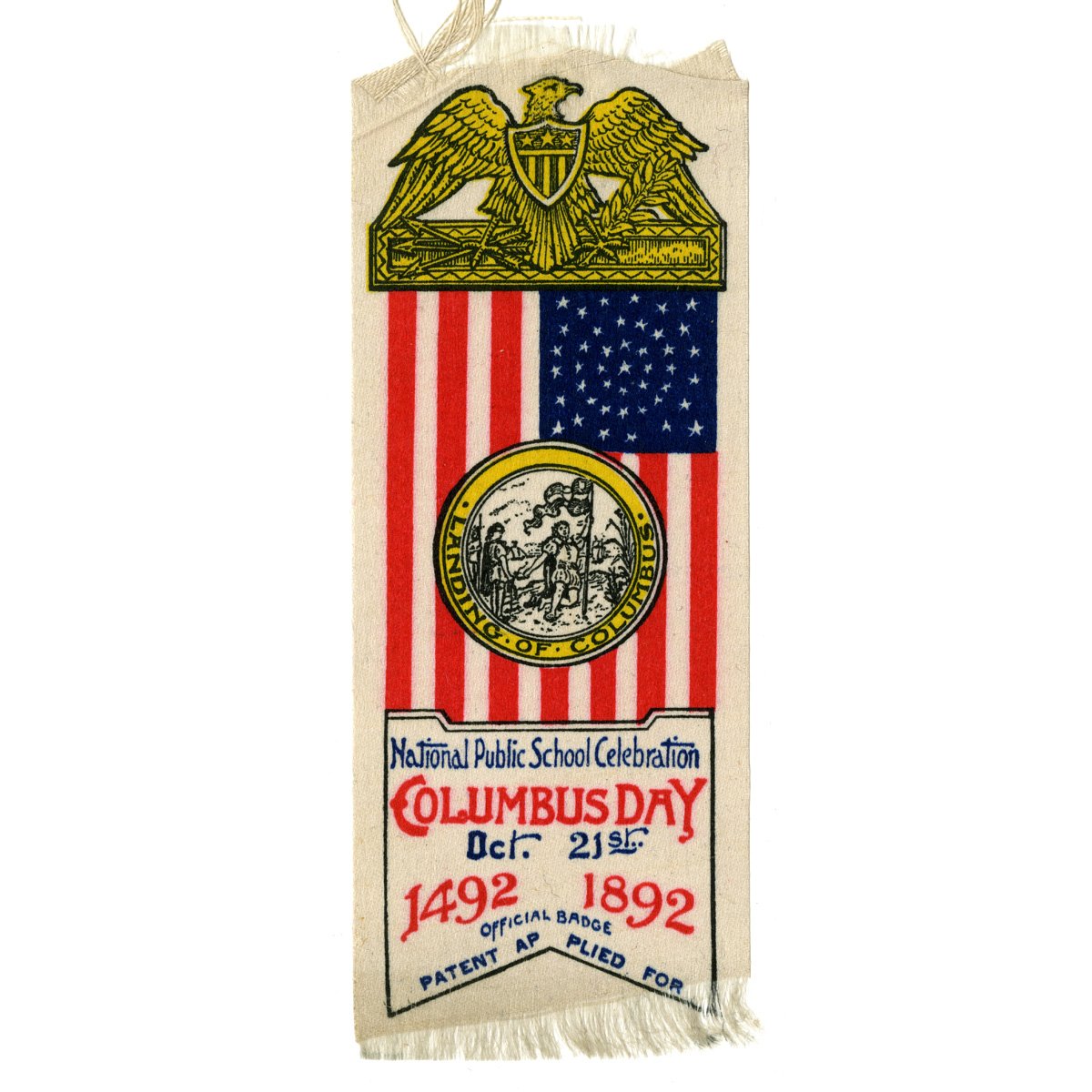 amhistorymuseum's tweet photo. The Pledge of Allegiance debuted in 1892, 125 years ago. A new blog on the social forces that fostered the pledge: https://t.co/1X0NEwbfE2 https://t.co/uk3wValnD6