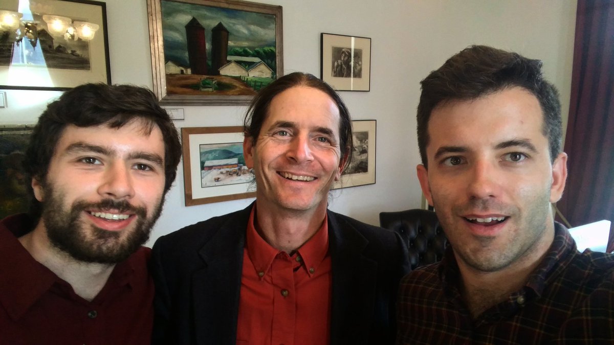 princeof416's tweet photo. @DaveZuckermanVT @stevesanterre @citizencider Super meeting with you today! Enjoyed discussing small biz, sustainability, rural development & craft brewing! #VTpoli #DZ4VT 🇺🇸 https://t.co/SpiPIxaaKx