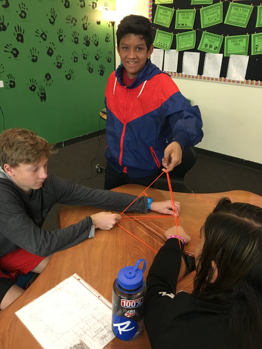 MrsGreiner008's tweet photo. Sometimes it is fun to challenge our brains and look at math in a different way! #fridayfunday #youcubed #weekofinspirationalmath https://t.co/Cf9Z1vQPvz