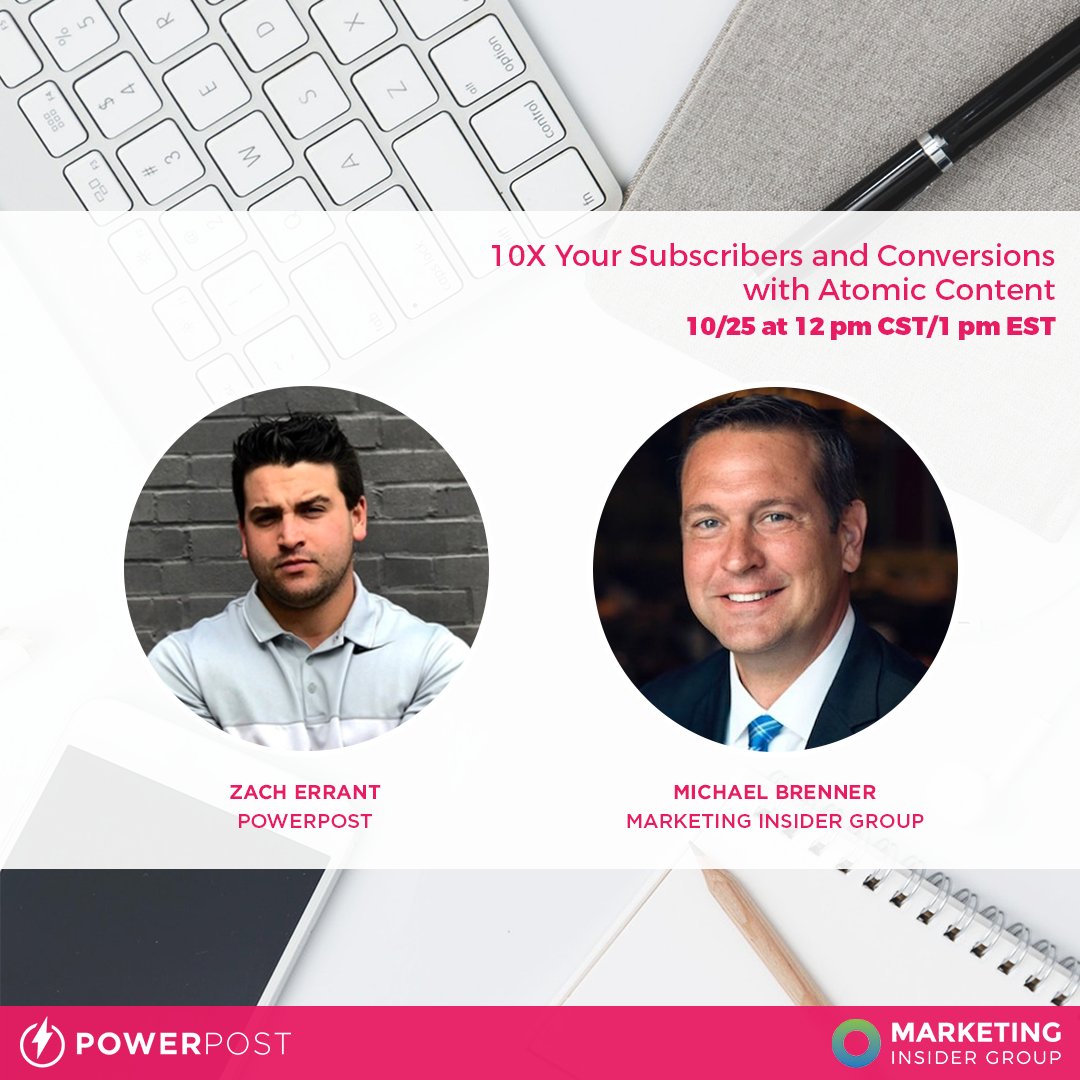 Power_Publish's tweet photo. Don't miss our insightful #webinar on #AtomicContent w/ @BrennerMichael on 10/25: https://t.co/Wso5i6SeSY https://t.co/ScWQg4TaeF