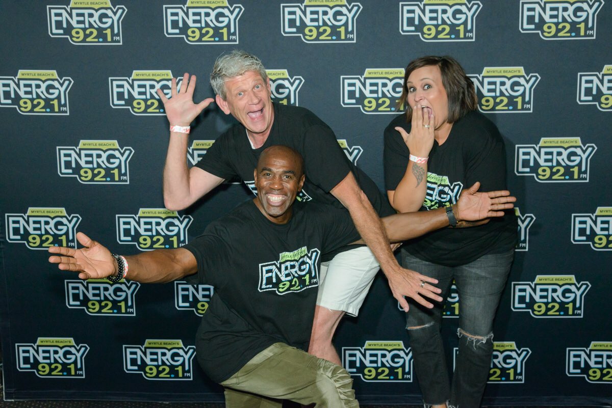 StacyScott1079's tweet photo. Love this crew! #energy921 https://t.co/INUysbKjkx