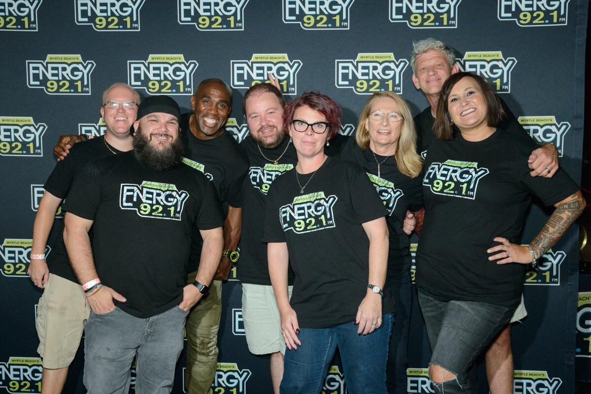 StacyScott1079's tweet photo. Love this crew! #energy921 https://t.co/INUysbKjkx