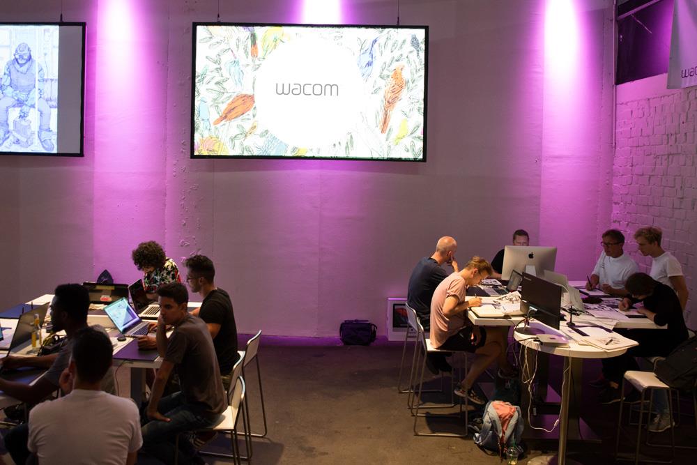 wacom's tweet photo. #Digitalinktober reminds us of an inspiring #WacomMasterclass at #drinkanddrawberlin this year, some artists using #WILLdigitalink. https://t.co/lJj761LpBi