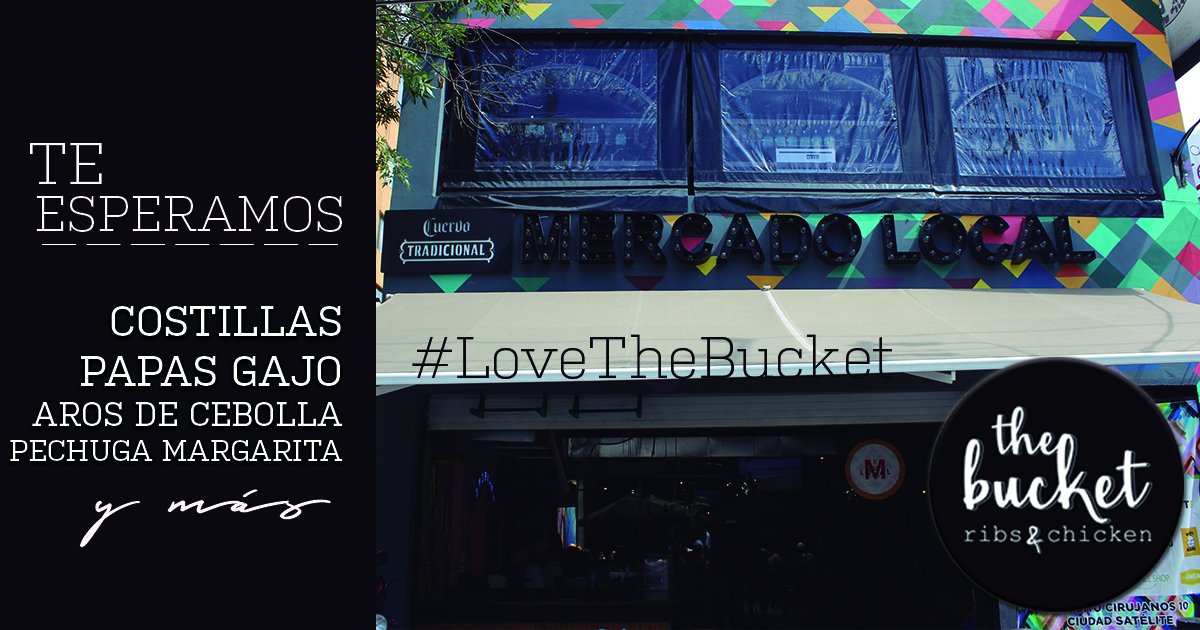 TheBucketRC's tweet photo. #FelizLunes de #comerconloscuates los esperamos con #costillas #papasgajo #pechugasbbq a unos metros de @PSatelite https://t.co/5UJ3cZEQrl
