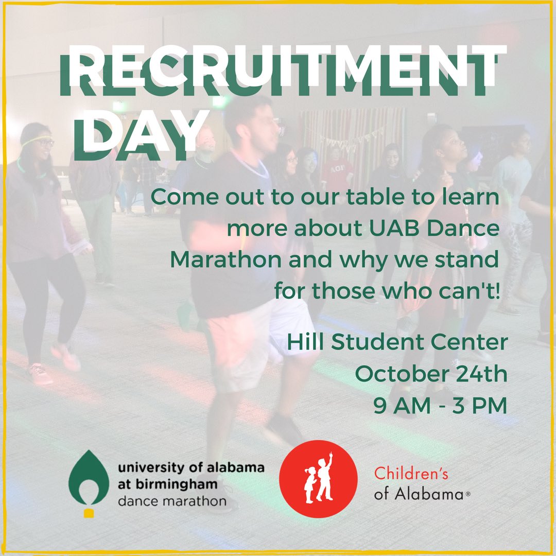 uab_dm's tweet photo. WE’RE BACK!! Come visit us in the Hill to learn more about us!! #ForTheKids https://t.co/HDZ5pB6TdN