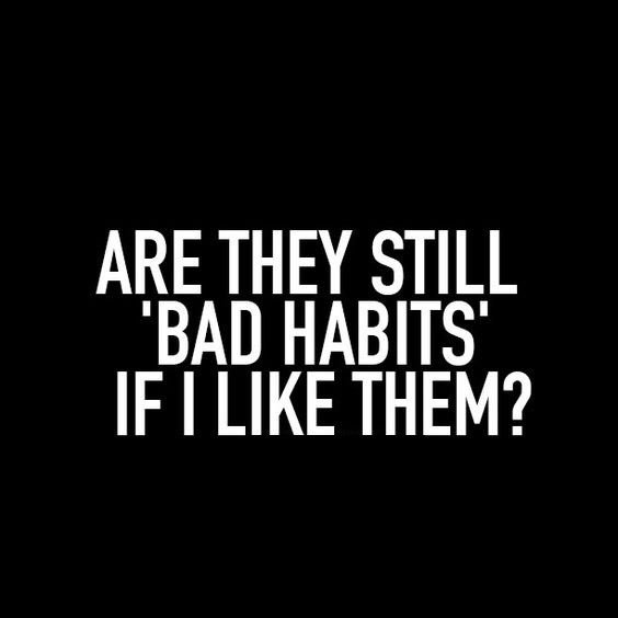 BadHabitClub's tweet photo. Are they? #qotd https://t.co/uInbtnr7Qn