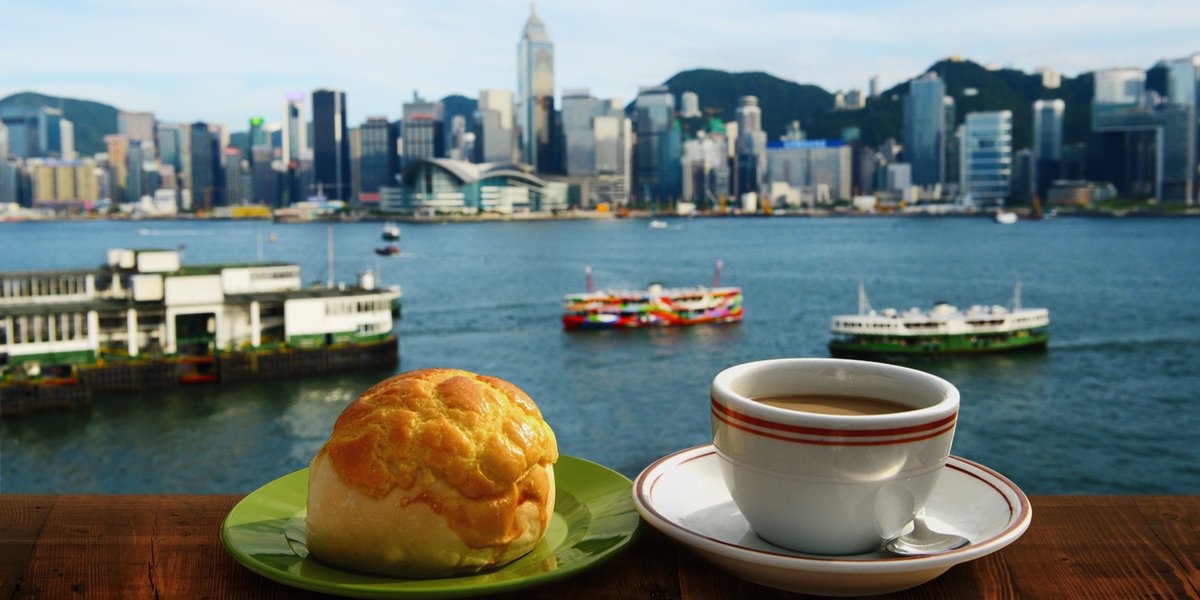 Travel2HongKong's tweet photo. Start your Monday right with a local breakfast #pinapplebun #milktea #hongkong #eatlikealocal #foodie #yum #snack https://t.co/WnZT2paMne https://t.co/4D50S1wu1u