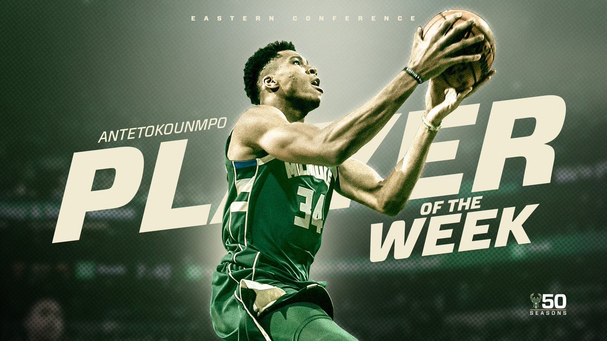 Bucks's tweet image. Congratulations @Giannis_An34!! #FearTheDeer