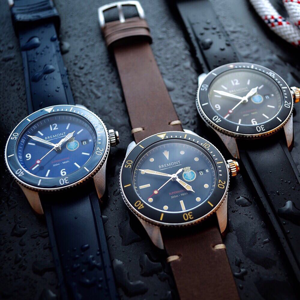 Bremont's tweet photo. A chance to own a piece of history, these commemorative watches display an HMS Olympus crest on the dial. Bid now https://t.co/ngCokAwvsp https://t.co/IJzwZ8I0g1