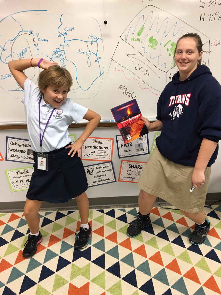 STSScienceLab's tweet photo. @StTimsRaleigh #scienceolympaid team hard at work this Monday afternoon! (And clearly having no fun at all 😜.) https://t.co/HYsZJ8dG7C