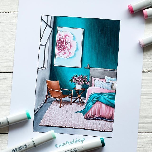 markeruniverse's tweet photo. By Maria Pesotskaya Illustrator • @maria.pesotskaya on Instagram https://t.co/1UXc0i3OGW #CopicLoves https://t.co/I7MUQrQwBs