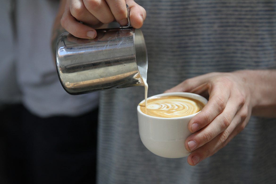 sprudge's tweet photo. Swedish nut milk @oatlyus is now served in big name NYC cafes like @Intelligentsia, @cafegrumpy, &amp; @JoecoffeeNYC https://t.co/EpLGkrmwIW https://t.co/6fTnfEcQTr