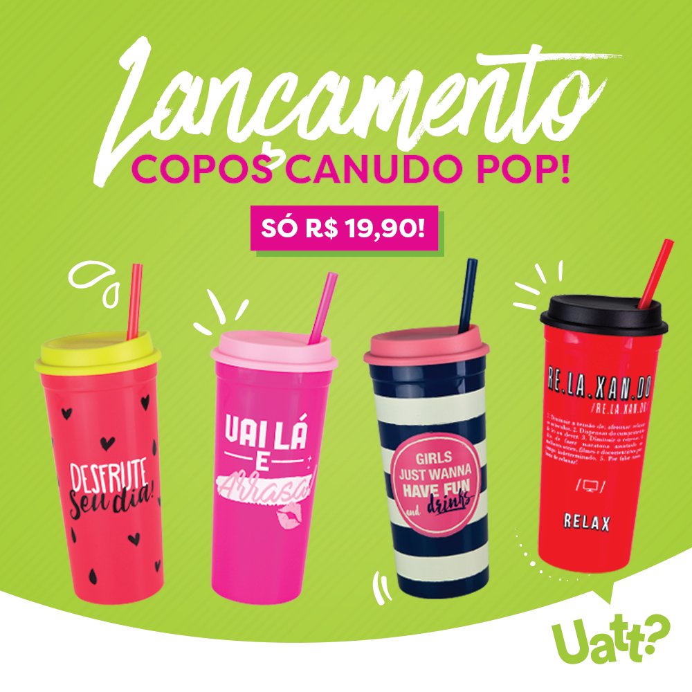 Que lançamento mais lindo no nosso site. <3 Vem ver! uatt.com.br