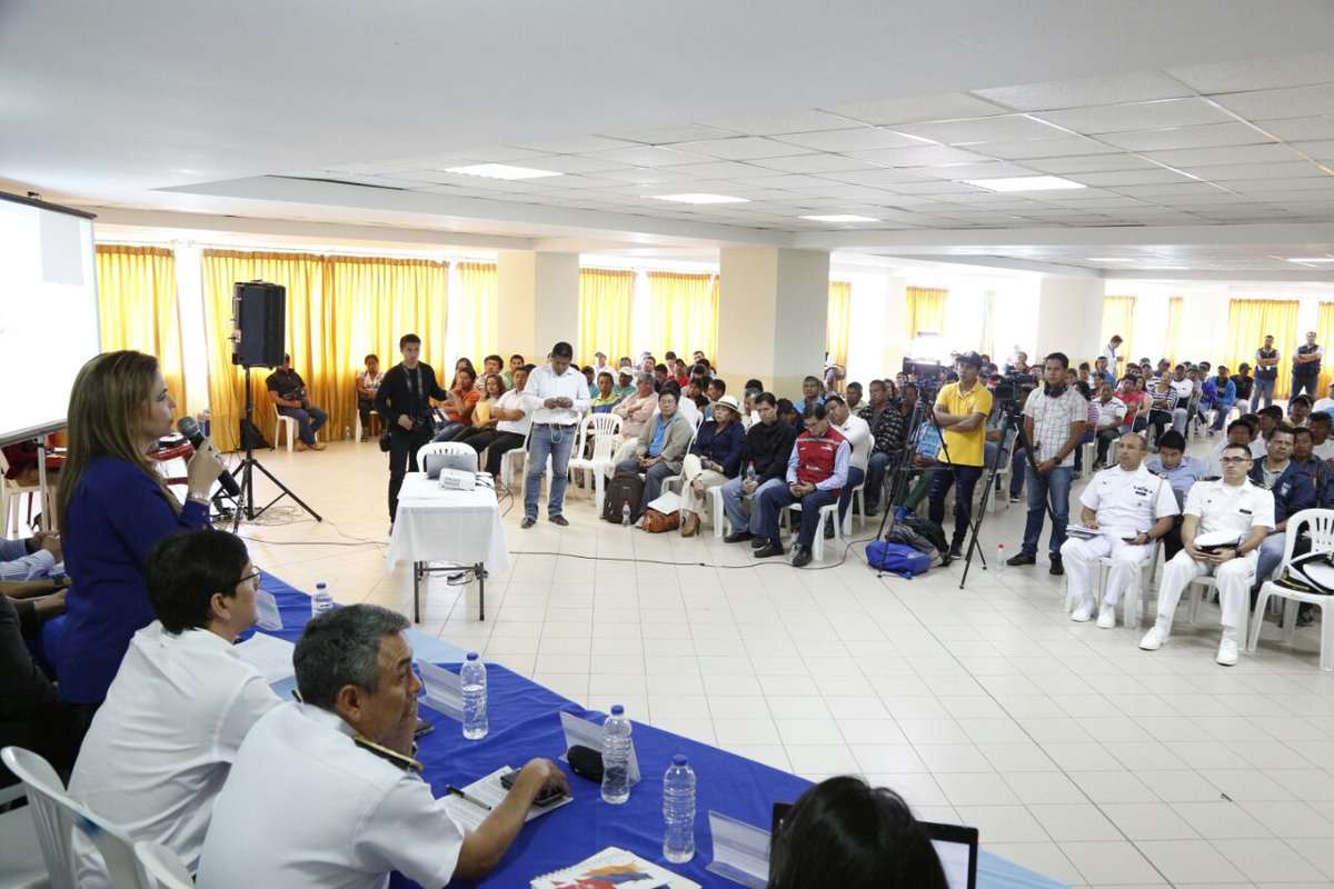 "Trabajaremos interinstitucionalmente por el seguro pesquero, financiamiento y censo pesquero" <a href="/KatuskaDrouetEc/">Katuska Drouet</a> #LeyDePesca