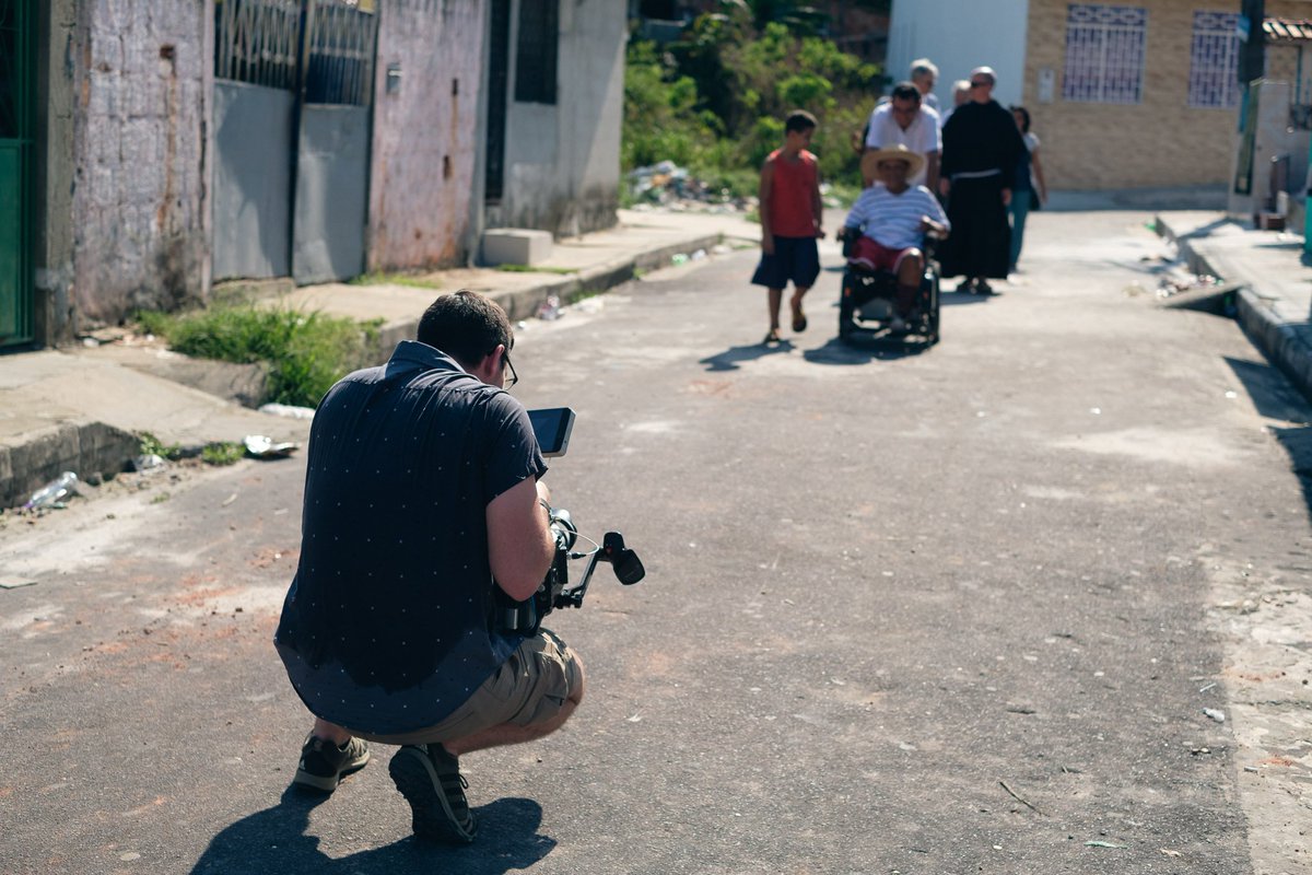 4PMMEDIA's tweet photo. Filming in the leper colony in Manuas, Brazil. 

 #SignofContradiction #CatholicFilms 
https://t.co/oqgwObHeDN https://t.co/RGB76FRJM4