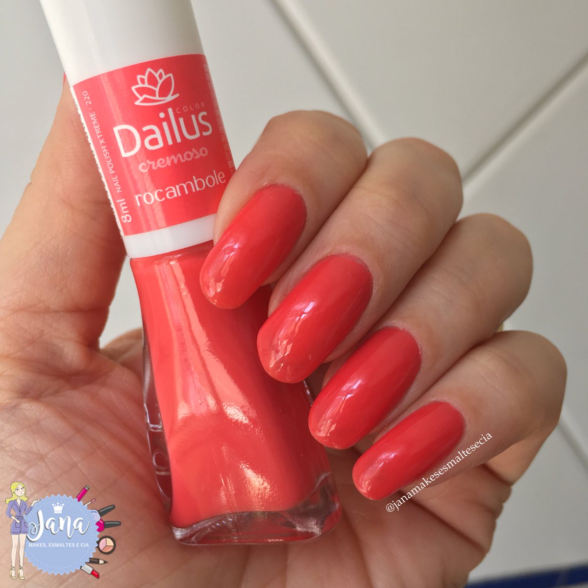 JanaRocioSantos's tweet photo. Unhas com o esmalte cremoso Rocambole @DailusColor ele é um coral vibrante e lindo. #dailuscolor #esmaltedailus #unhas #esmalte #blog https://t.co/j9PVF5MHcC