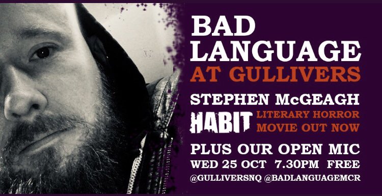 cherylpea's tweet photo. Iโm reading at the fabulous @BadLanguageMcr on Wednesday - come along? #openmic #eventsmanchester #poetryevent #whatsonnorthernquarter https://t.co/ix6CImpk5Z