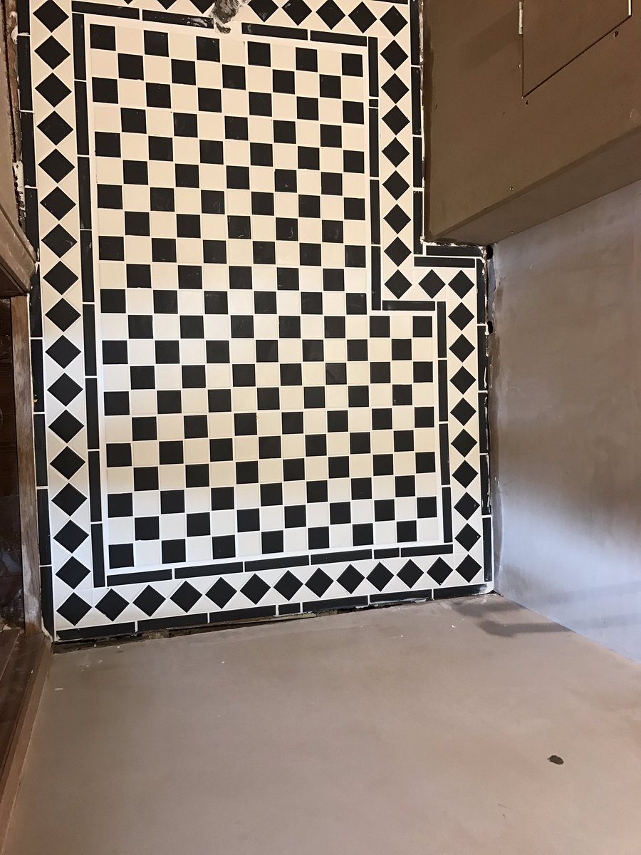 Bathroom tiling