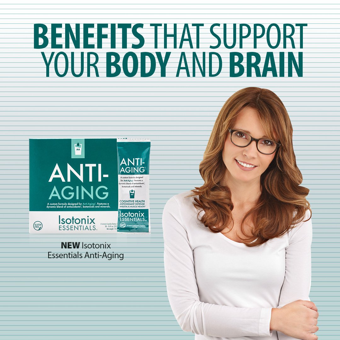 isotonix's tweet photo. Don’t settle! Take control of your #health with the new #IsotonixEssentials Anti-Aging!
Visit us here: https://t.co/VW2PqW1lFR https://t.co/qycqcR6l6V