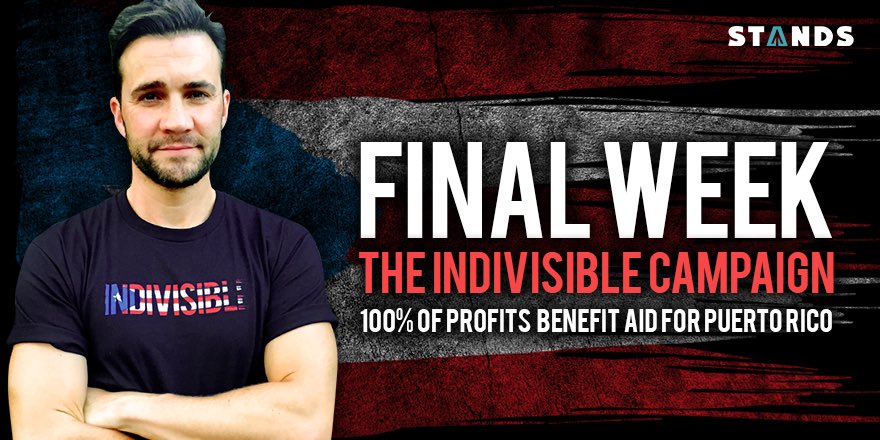 GilMcKinney's tweet image. Final week to support this campaign to aid Puerto Rico. Please help if you can. 🇵🇷 bit.ly/indivisible_st #Indivisible