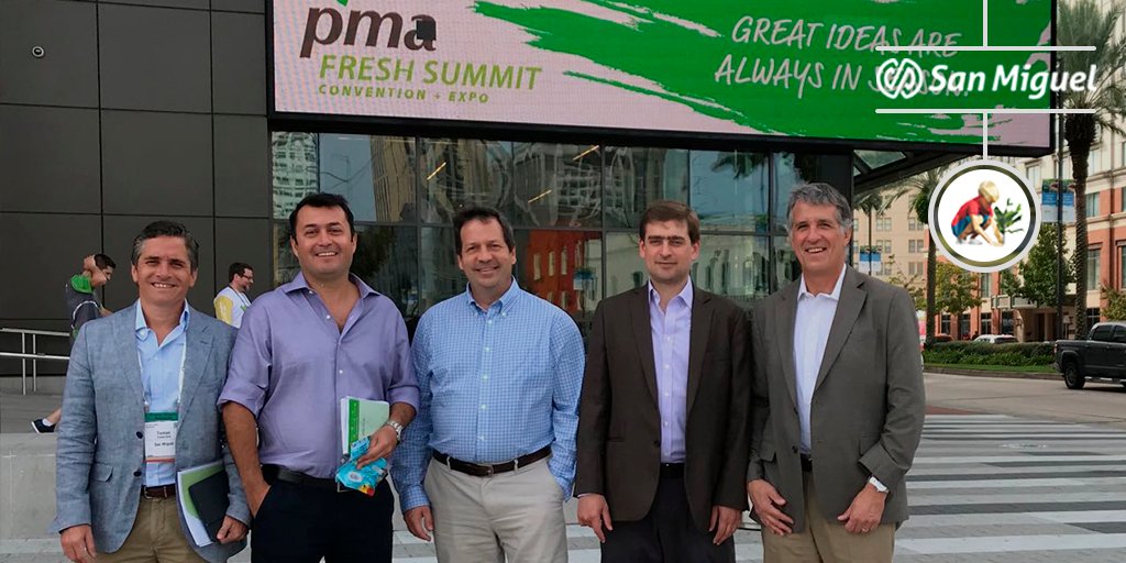 SanMiguelGlobal's tweet photo. We were at #PMAFreshSummit2017 and met with the experts and leaders from every link of the supply chain @FreshSummit
#SanMiguel #FreshSummit https://t.co/pBfzyLKv99