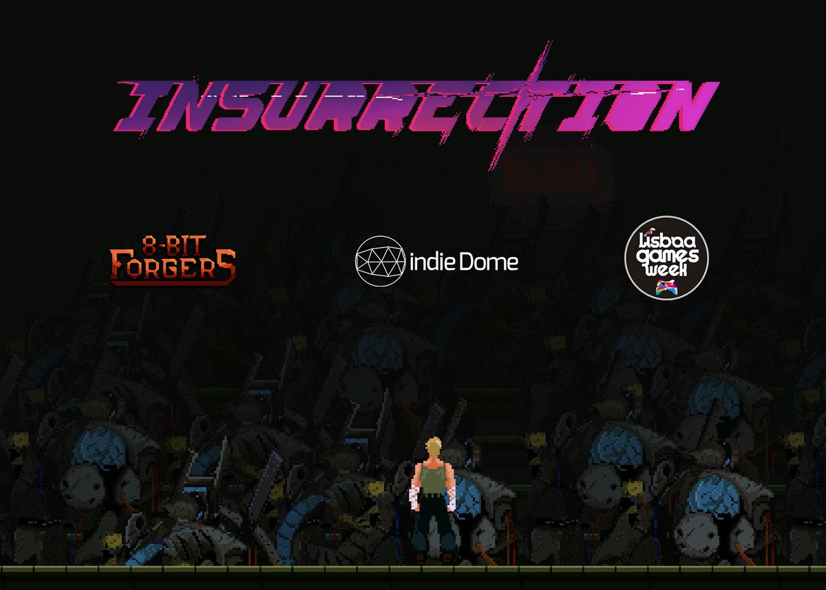 8BitForgers's tweet photo. Hey Bits, today we have a massive announcement! We are going to be at Lisbon Game Week with our game, Insurrection. 16-19 november! https://t.co/VtUDZnmEVC