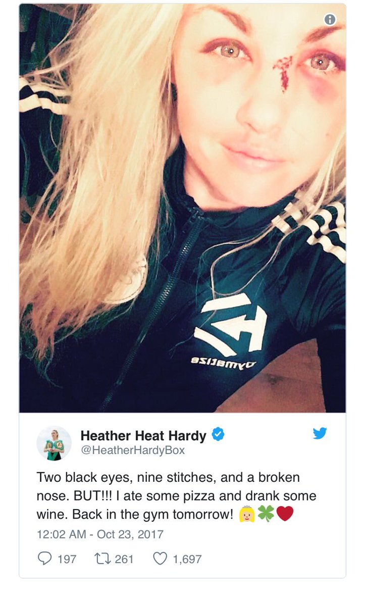 _EURMMA's tweet photo. @HeatherHardyBox is a true #WonderWomanWarrior #TeamMMA4Life https://t.co/OiTRffXdCN