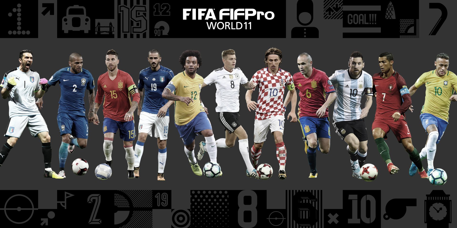 В какой игре 5 игроков. FIFA FIFPRO World XI. Команда года ФИФА 2017. Команда года ФИФА 2011. FIFA FIFPRO World 11.