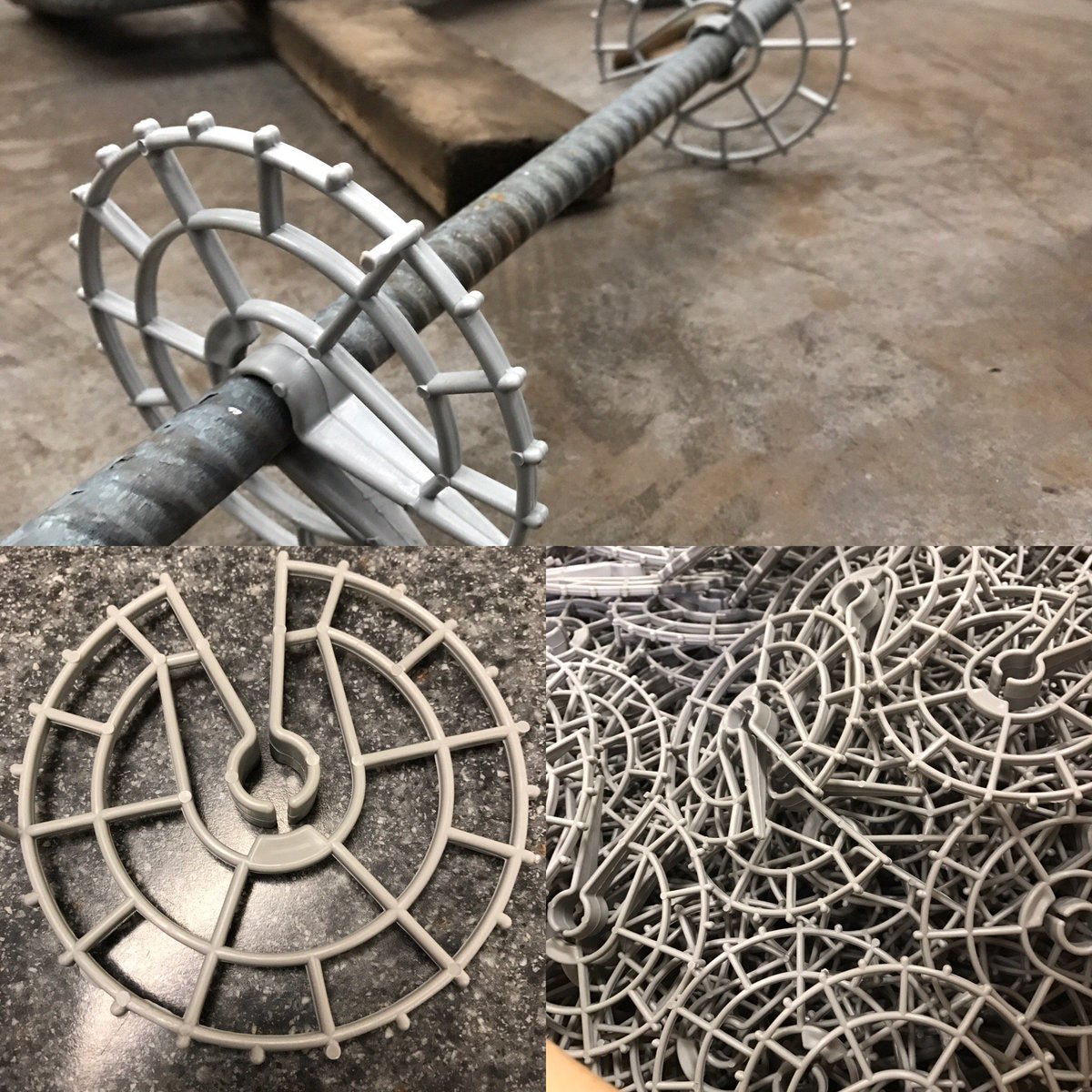 National Polyfab Co. on Twitter "Rebar spacer wheels for spacing rebar