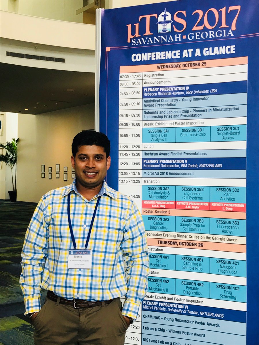 stevesoperlab's tweet photo. Kumuditha Ratnayake will talk about "FISH" Analysis Wednesday 16:35, Session 3C3 @microtas2017 #microTAS2017
https://t.co/m9Lt51nS2f https://t.co/op7eI2Uly7
