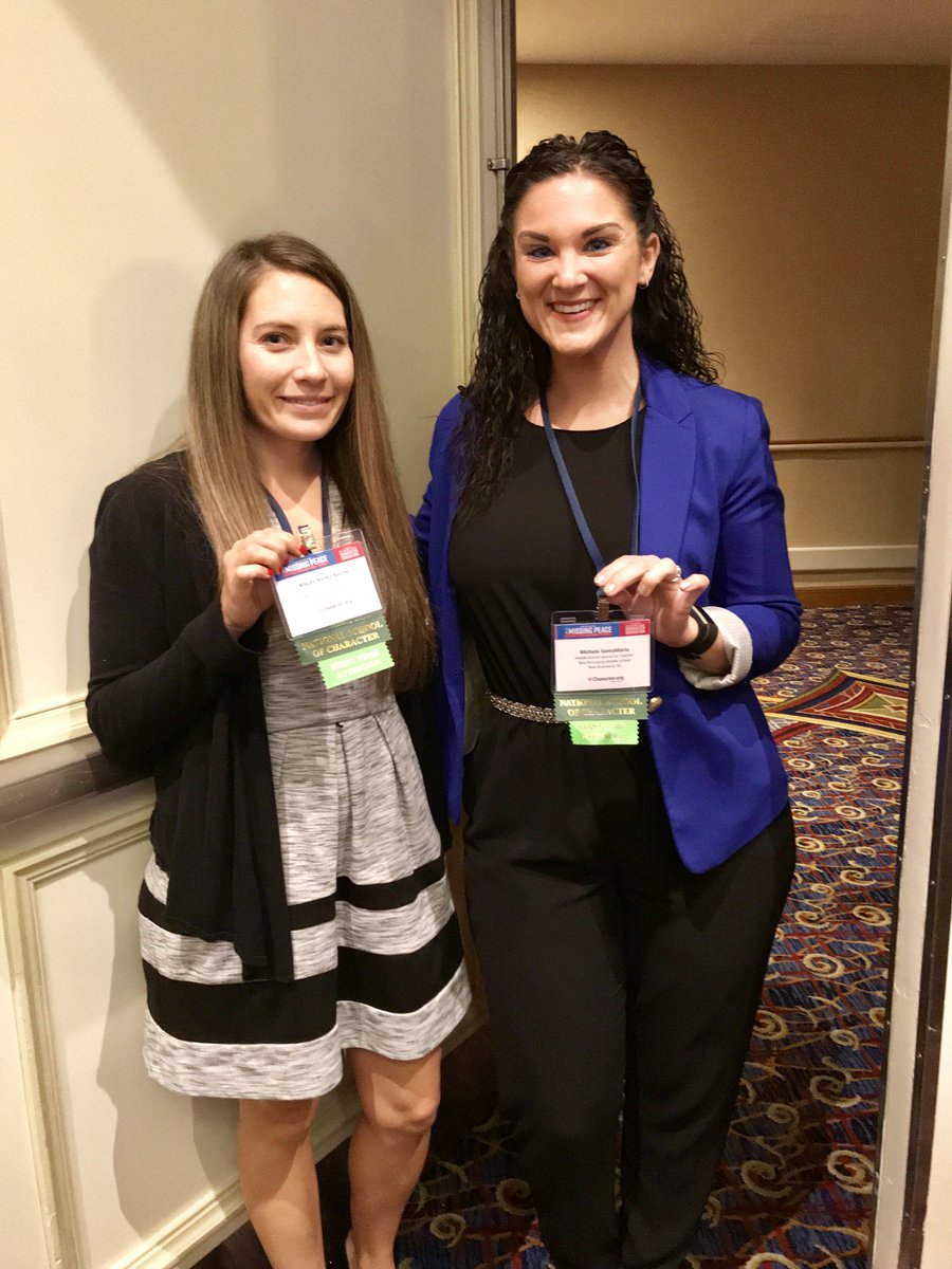 NBMSzebras's tweet photo. Our character committee members happily accepted our national award for official recognition as a school of character! #allin4nb #character2017 #nationalschoolofcharacter https://t.co/zIht7WNxEU