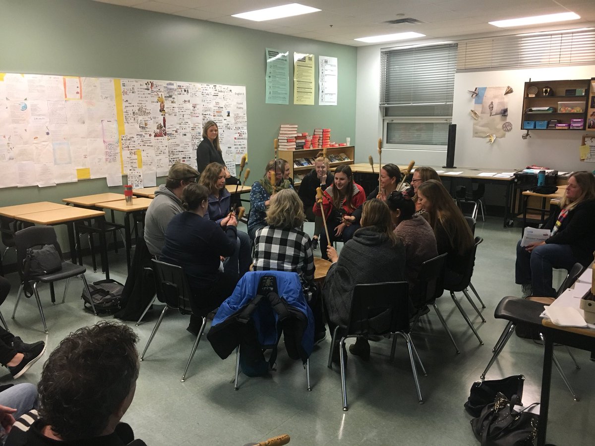 BurnabyAbEd's tweet photo. Powerful morning of learning together at Aboriginal Education: equity and inquiry @BbyMountainSec #sd41learns https://t.co/GDpX8oIx3Y