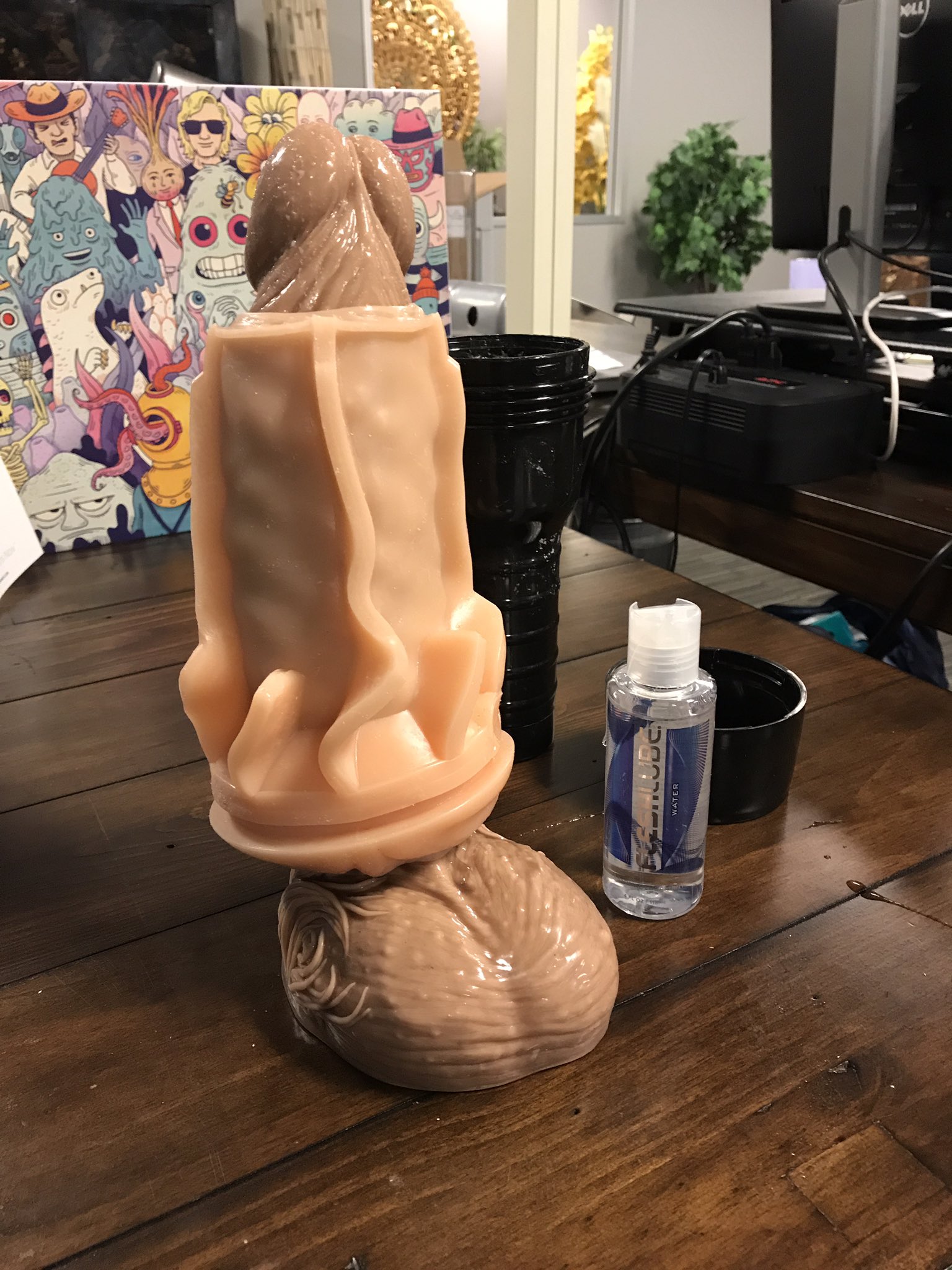 Huge testicles sleeve - Fleshlight Bigfoot for authentic sensations