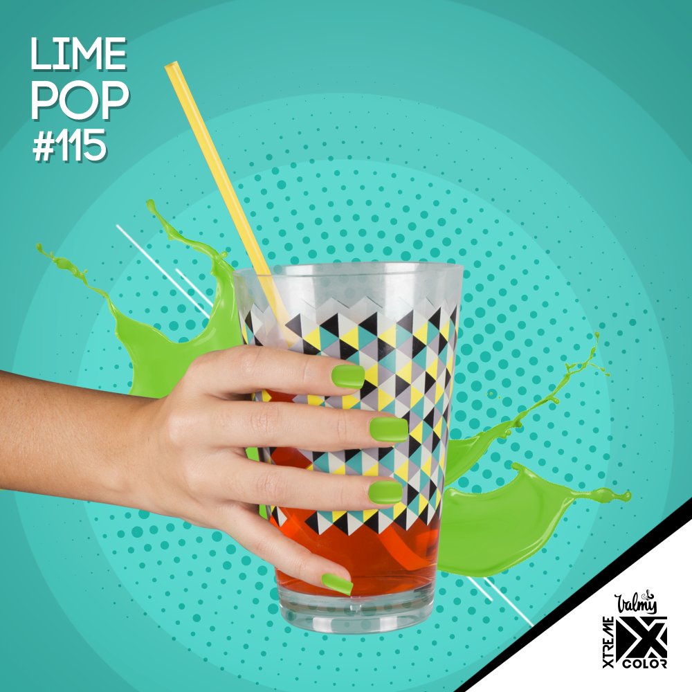 CosmeticosValmy's tweet photo. ¿Ya utilizaste el esmalte #LimePop #115 de la nueva colección #CandyGirl? #XtremeColor #YoSoyXtreme https://t.co/SLW3ouvDEI