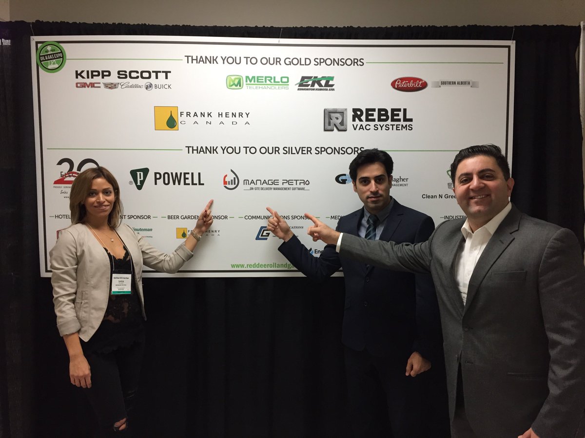 ManagePetro's tweet image. A huge success in Red Deer oil and gas expo for @ManagePetro