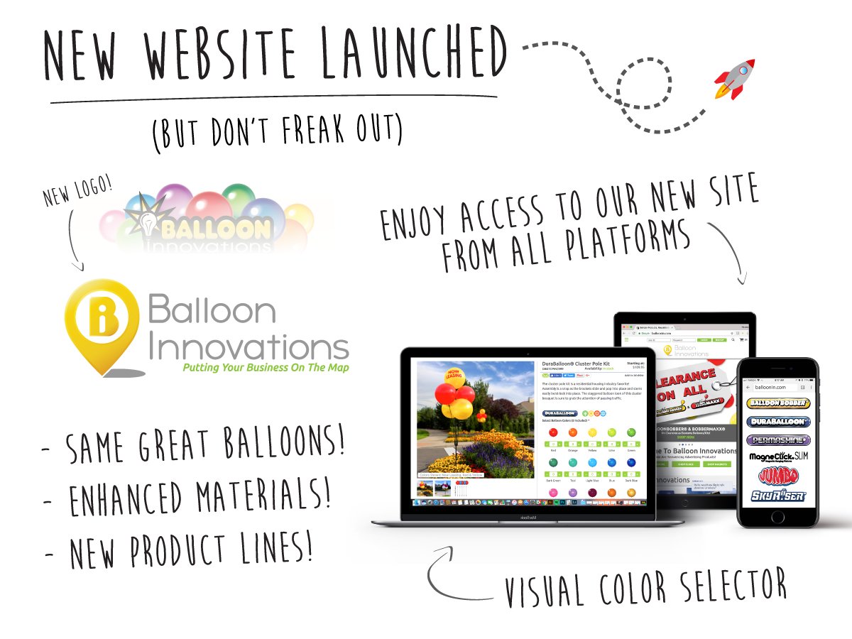 Ballooninmedia's tweet photo. Things look a bit different? We have launched our new website, and it better than ever! Stop by - https://t.co/PDetBddnZA #balloons https://t.co/xTFSzfuJoo