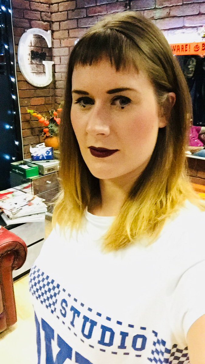 Thank you Gary for my new do! #newhair #londonsinger #pop #rock #sohappy #fringe #besthairdresser