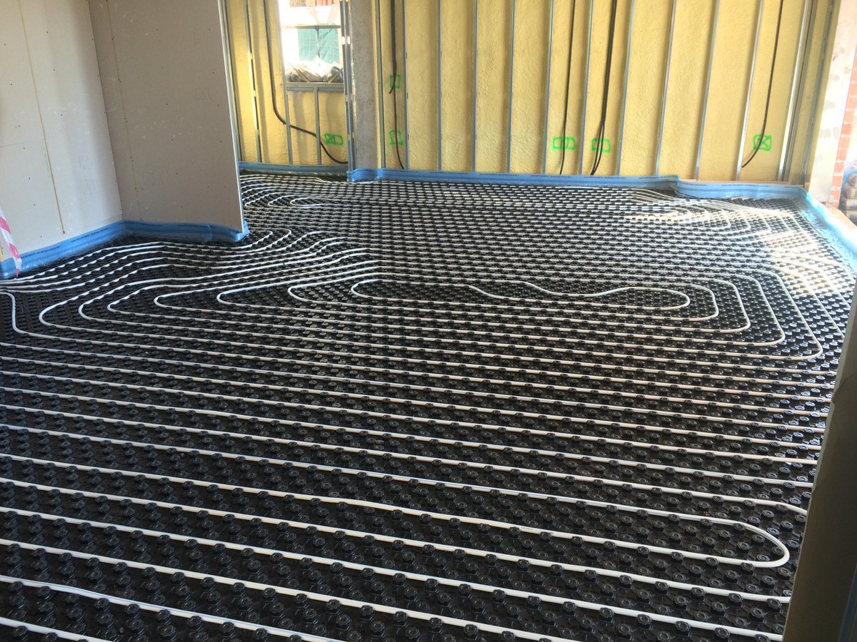 Frimar's tweet photo. Instalación de #climatización invisible #uponor en vivienda unifamiliar de #Marbella https://t.co/LdlLP6B7xp
