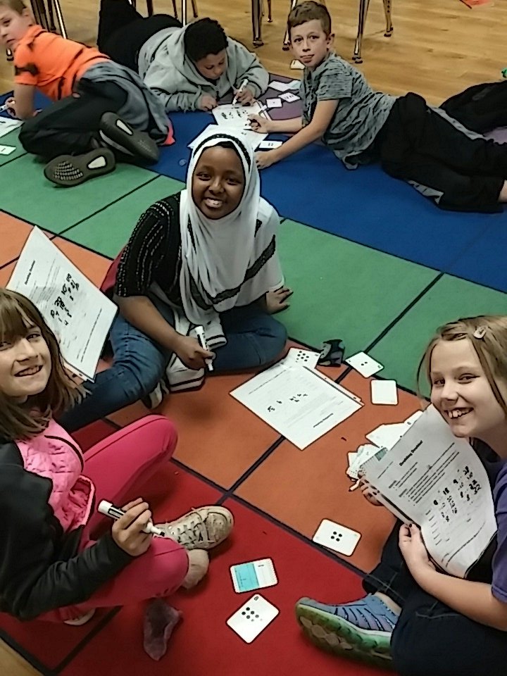 MrsBranby's tweet photo. We love math games! #doublethedouble #sunsetRPS https://t.co/HBIe9lwSIY