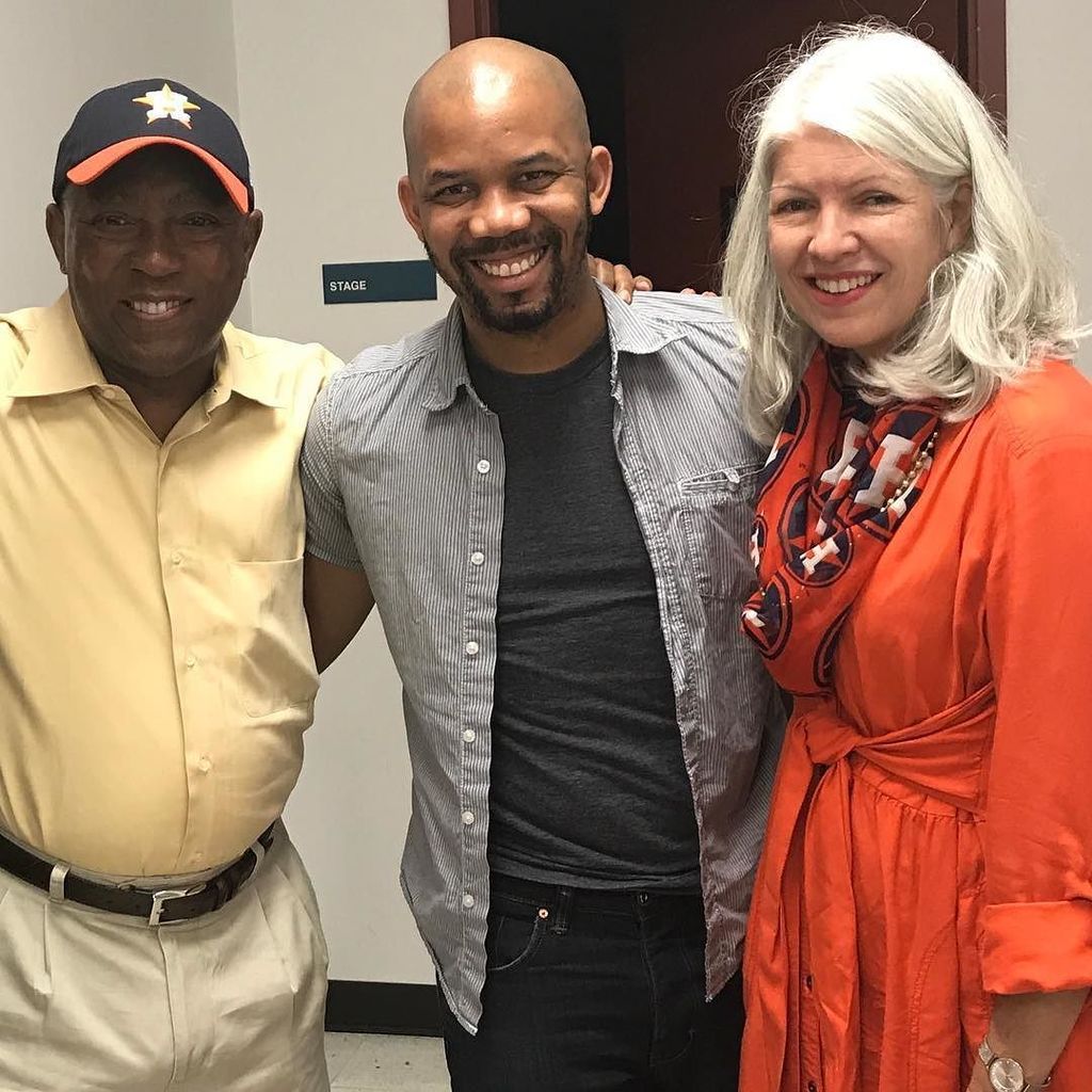 plusfesthou's tweet photo. @outspokenbean cooking up ⏲️somethin good with the Mayor of Houston 🙌🏽 stay tuned 📻 https://t.co/12lpaF4rzQ https://t.co/pojulpZMCT