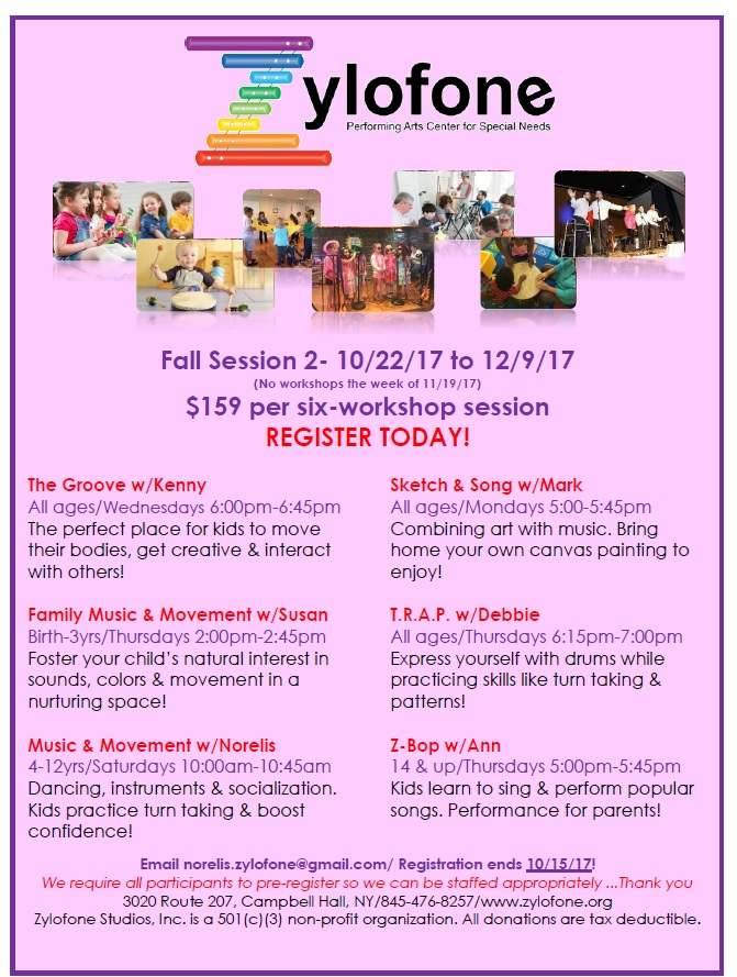 ZYLOFONE1's tweet photo. New workshops starting this week!  Sign up today at https://t.co/iKW4ZKQgUl! https://t.co/GyVpjuezam
