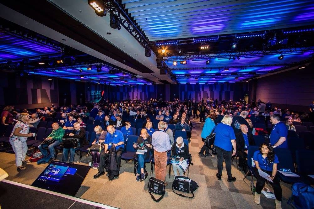 7SCOTS_OC_RRTT's tweet photo. An excellent weekend at the annual BSAC dive conference, full house of 800. Excellent speaker topics, recommend Blue Planet II, amazing !!! https://t.co/x6bpWUpT8a