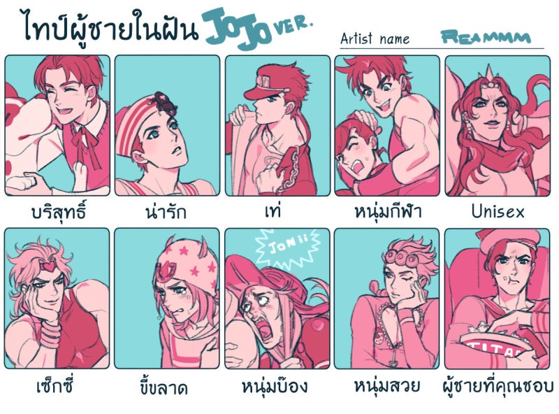 your dream type guy meme JOJO ver. 😂
#JOJO 